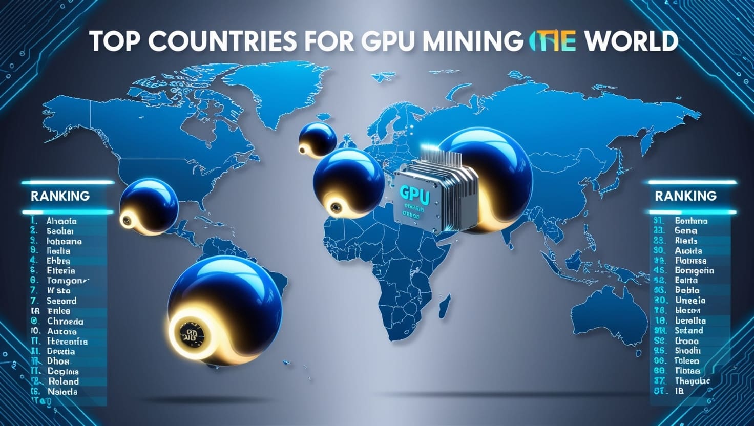 Top 10 Countries For GPU Mining In The World