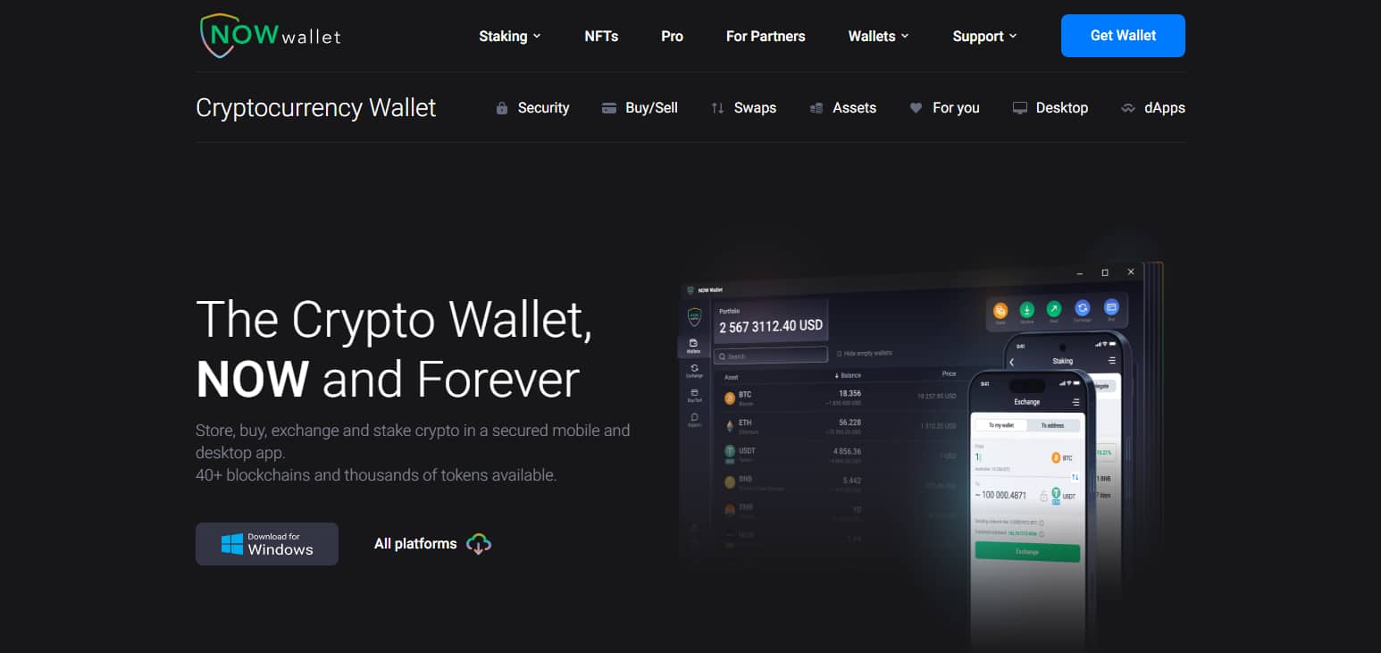 Now Crypto Wallet Review 2024: Features & Pros & Cons