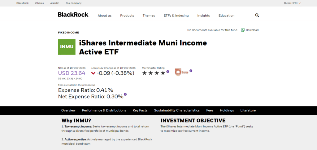 BlackRock Intermediate Municipal Bond Fund (MUNI)