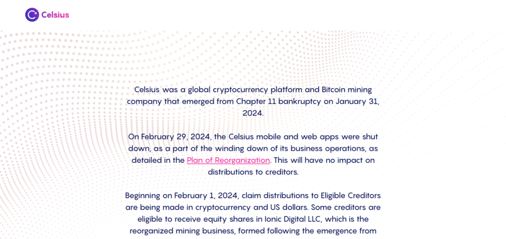 Aave's Crypto competitors Celsius Network
