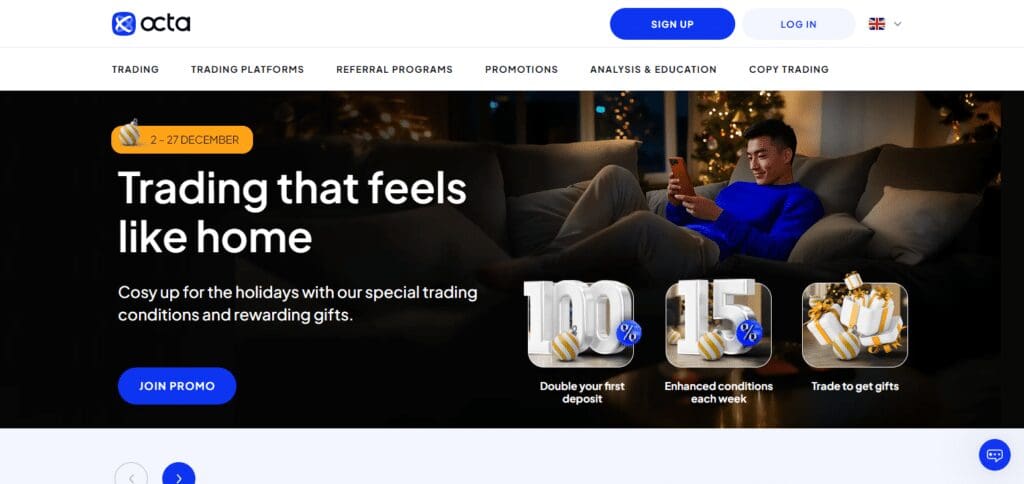 OctaFX Forex Brokers With No Deposit Bonus