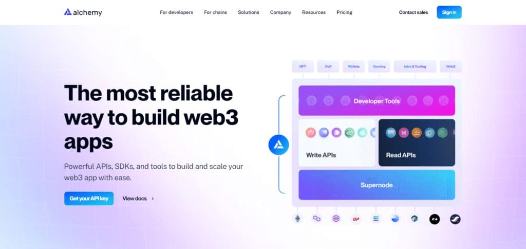 Alchemy Blockchain API Providers for Developers