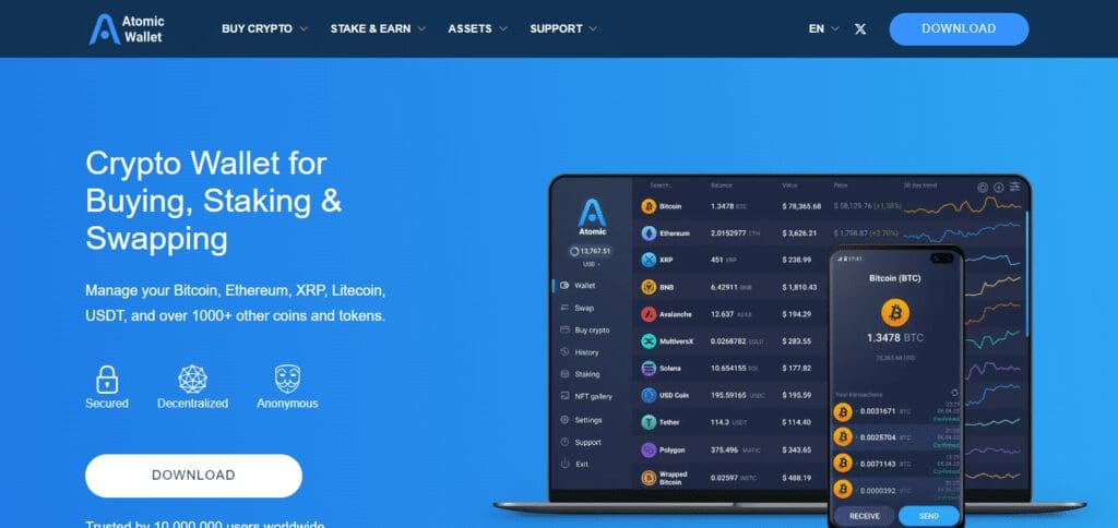 Atomic Wallet Crypto Wallets for Electroneum