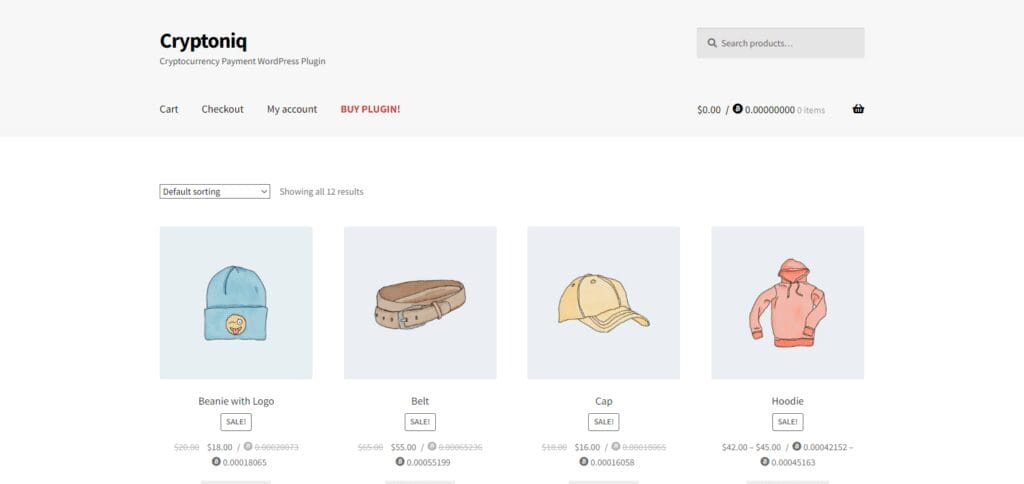 Cryptoniq Crypto Plugins for WooCommerce