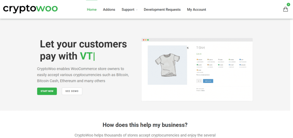 CryptoWoo Crypto Plugins for WooCommerce