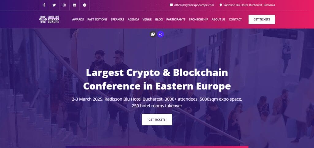 Crypto Expo Europe Top 10 Crypto and Blockchain Conferences In 2025