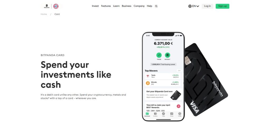 10 Best Crypto Cards in Singapore in 2026 9 Bitpanda Card Crypto Cards in Singapore