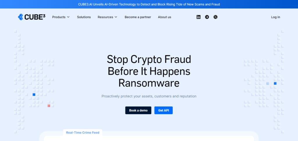 Cube3ai Blockchain Security Software
