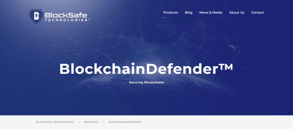 Blockchain Defender Blockchain Security Software