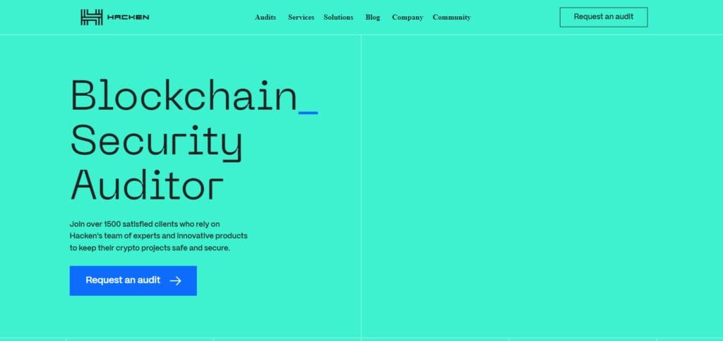 Hacken Blockchain Security Software