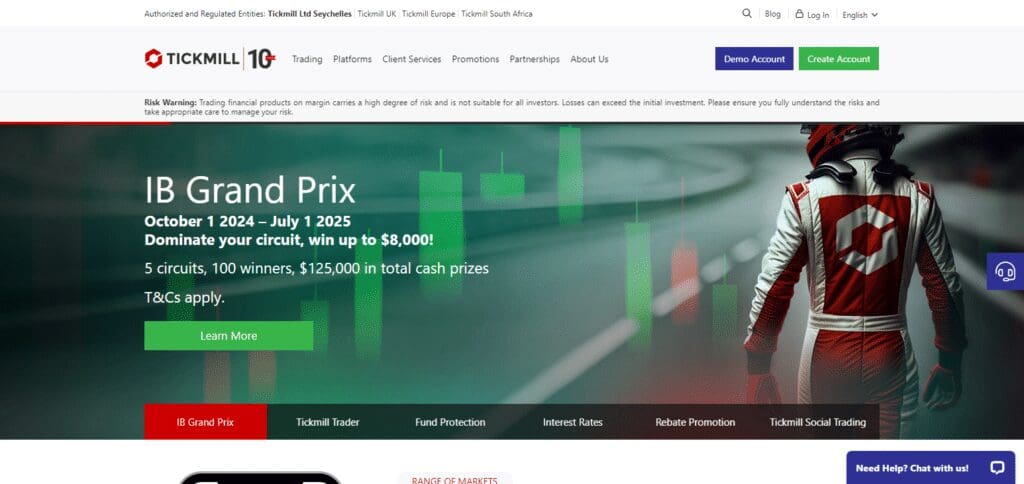 Tickmill Forex Brokers In Zimbabwe