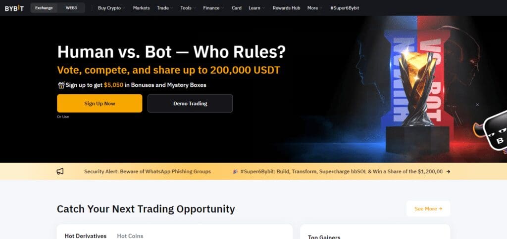 Flipster Exchange Alternative Bybit