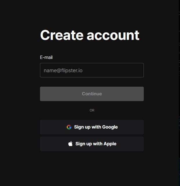 How to Sign Up on Flipster Exchange?