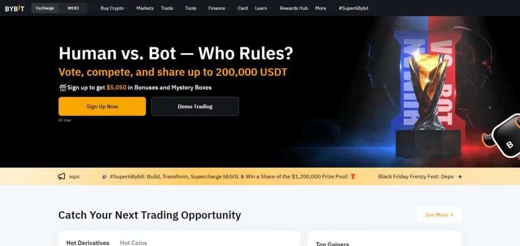 Coincall Exchange Alternative Bybit  