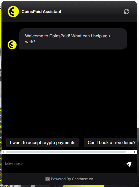 CoinsPaid Customer Support
