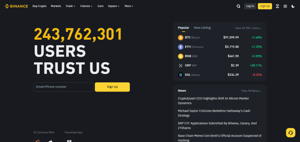 BitDelta Exchange Alternative Binance