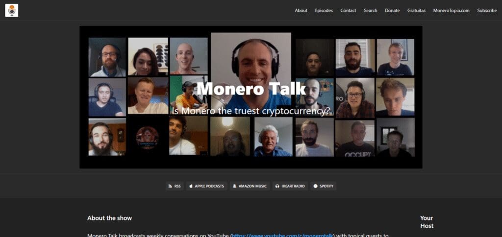 Monero Talk Crypto Youtube Channel In USA