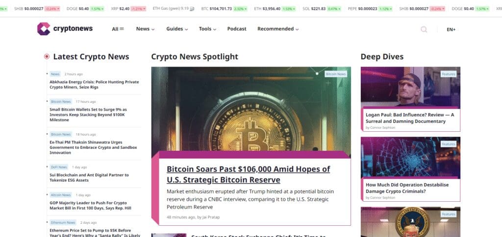 Crypto News Crypto Youtube Channel In USA