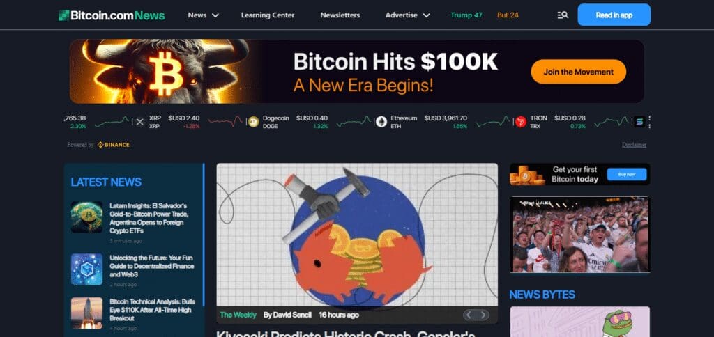 Bitcoin.comNews Cypto News Website In Russia
