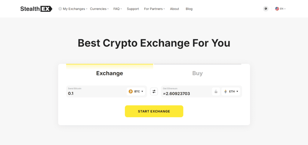 StealthEX Exchanges To Buy XRP Without KYC