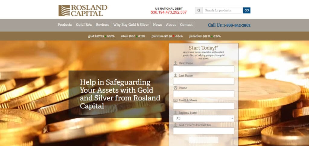 10 Best Gold IRA Companies In 2026 2 Rosland Capital