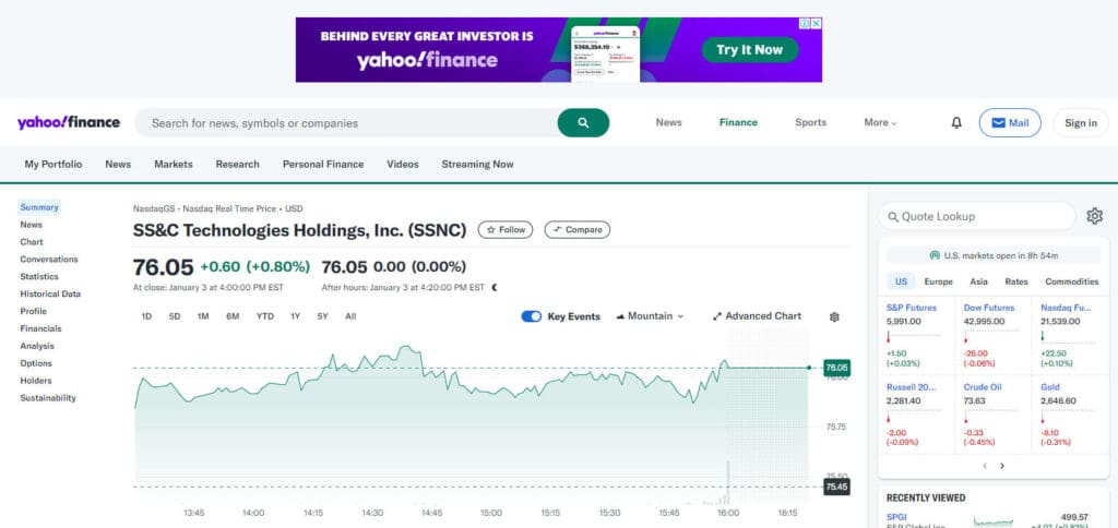 10 Best Business Services Stocks In 2026 11 SS&C Technologies Holdings Inc. (SSNC)
