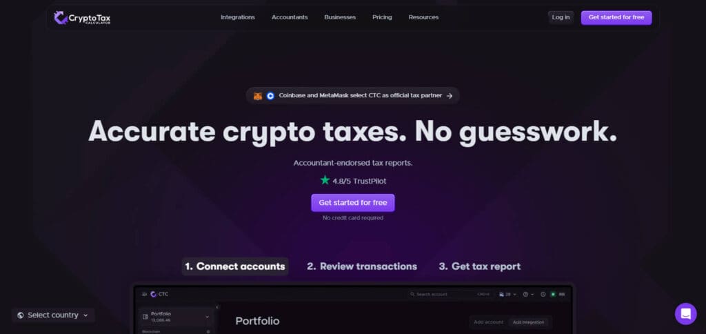 10 Crypto Tax Reporting Services In 2025 9 Crypto Tax Calculator