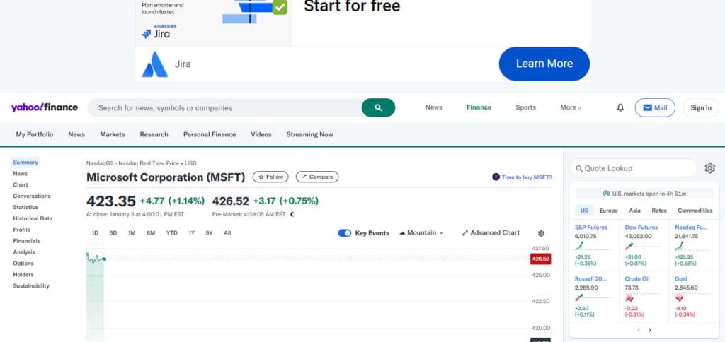 10 Best Ai Stocks In USA 3 Microsoft Corporation (MSFT)