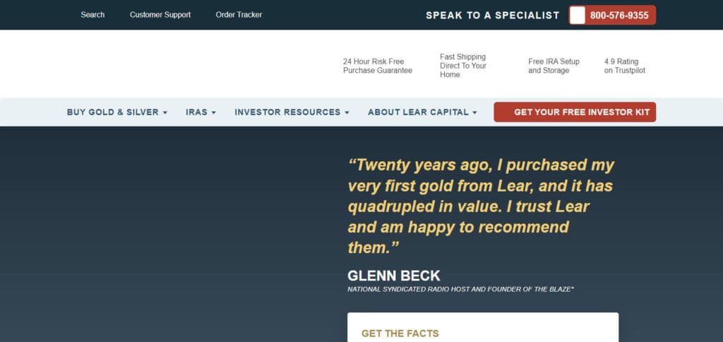 10 Best Gold IRA Companies In 2026 3 Lear Capital