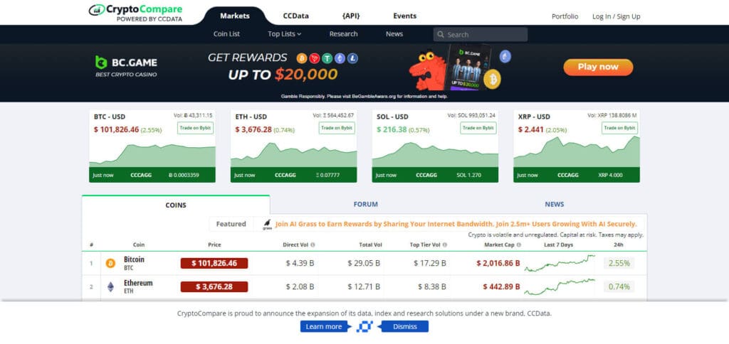 CryptoCompare