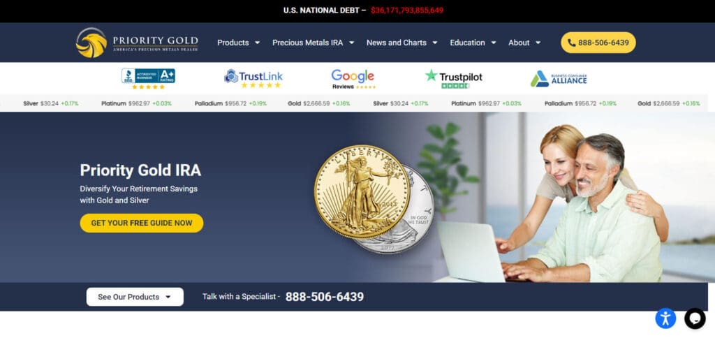 10 Best Gold IRA Companies In 2026 7 Priority Gold IRA