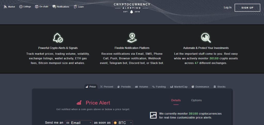 10 Best On-Chain Portfolio Trackers 8 Cryptocurrency Alerting