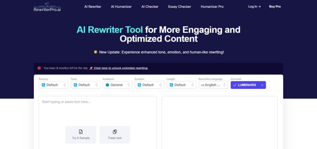 10 Best Ai Humanizer Tool In 2026 7 RewriterPro