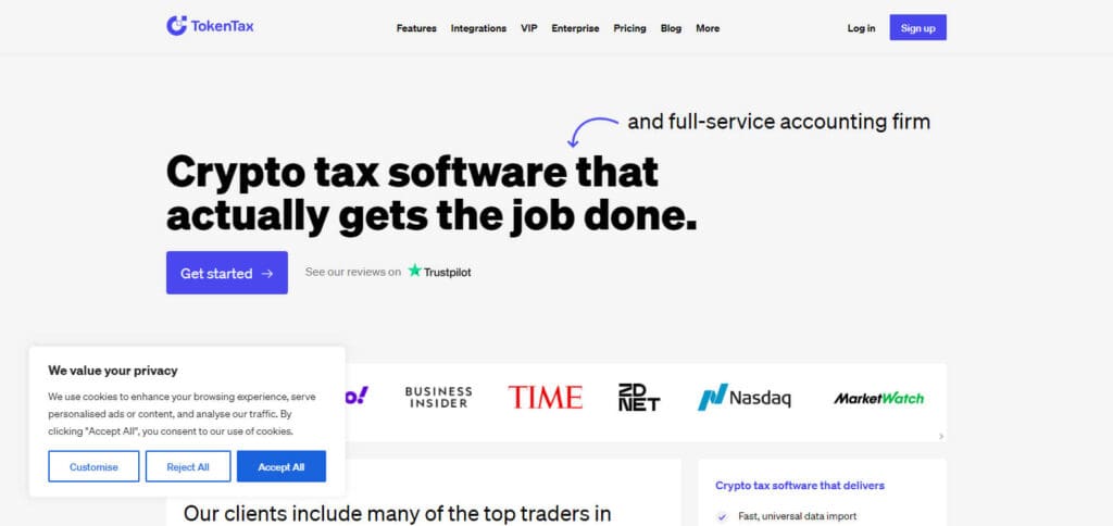 10 Crypto Tax Reporting Services In 2025 8 TokenTax