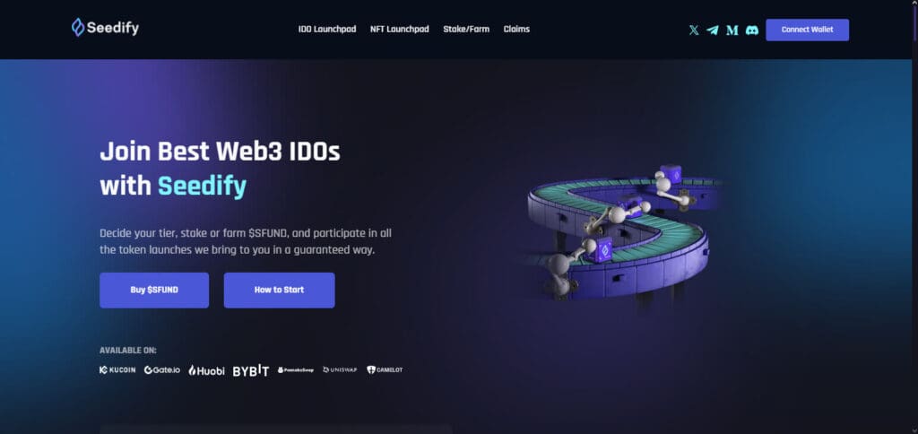 Seedify Best NFT Launchpads For Creators In 2025