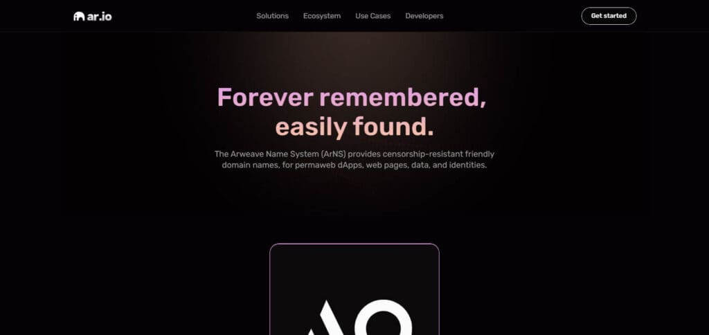 Arweave Name System (ArNS)