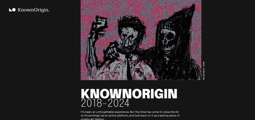 KnownOrigin Best NFT Fractional Ownership Platforms In 2025