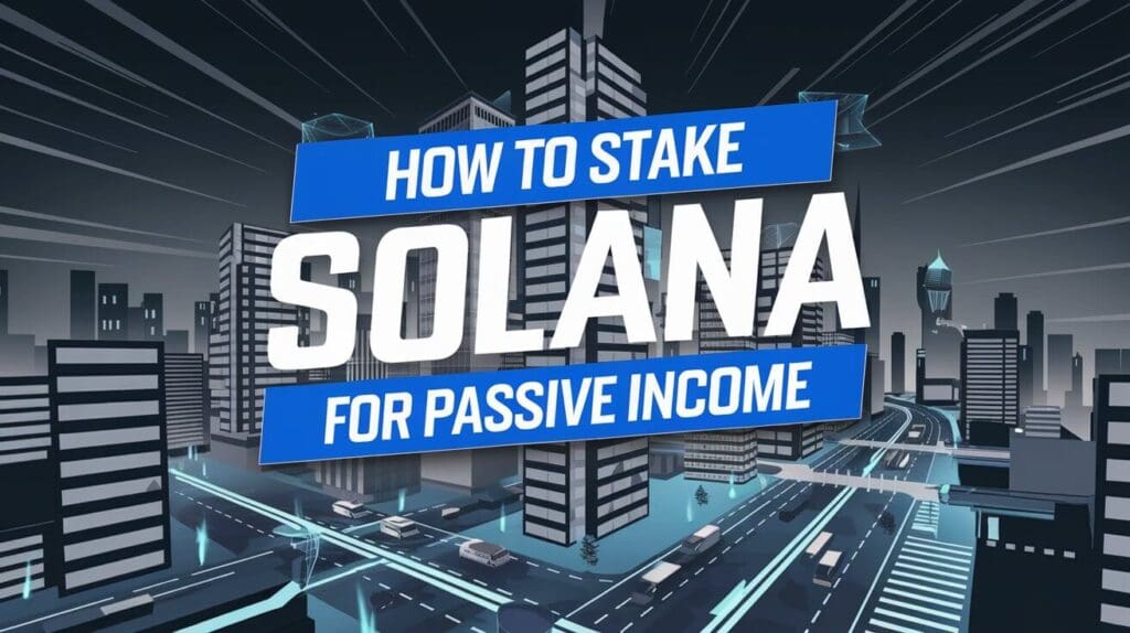 How to Stake Solana for Passive Income - Easy Guide 3 How to Stake Solana for Passive Income