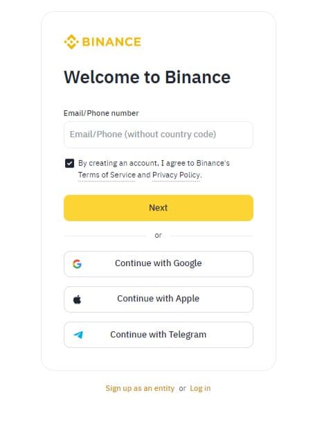 Create an Account 