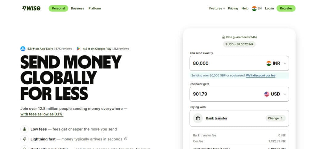 Wise (formerly TransferWise)