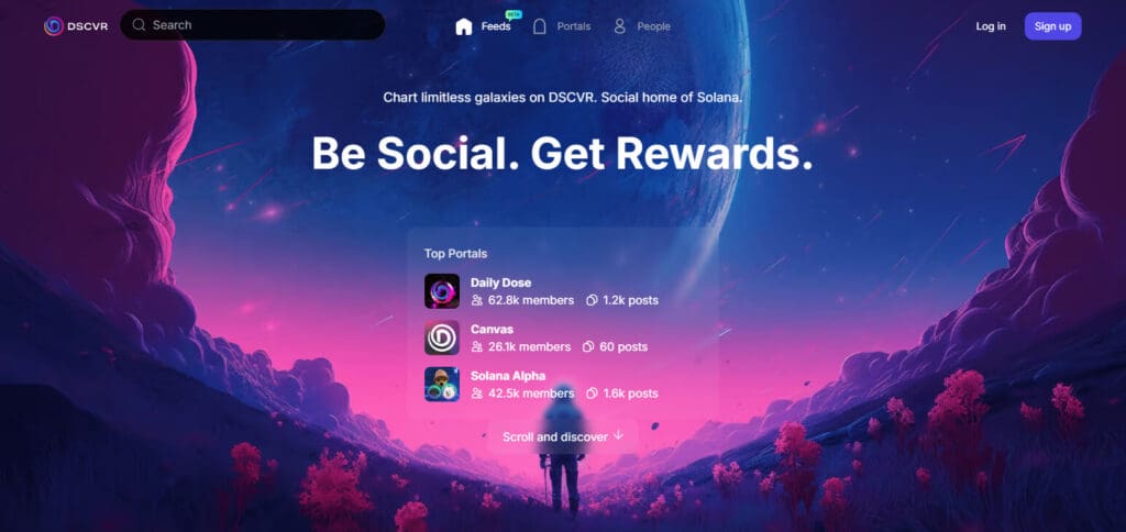 10 Top Blockchain Based Social Media Platforms 8 DSCVR