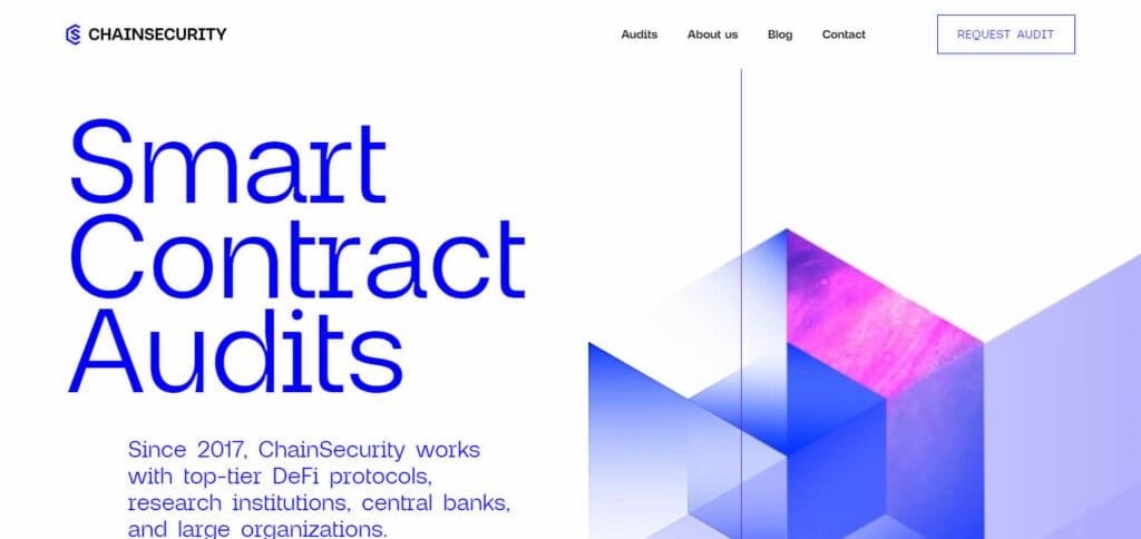 10 Top Smart Contract Audit Companies 3 ChainSecurity