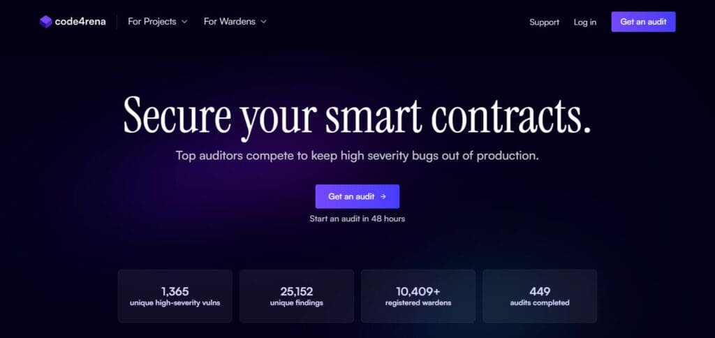 10 Top Smart Contract Audit Companies 11 Code4rena