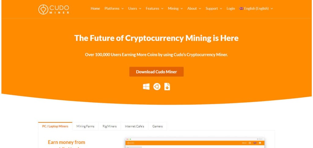 10 Best Bitcoin Mining Software 3 Cudo Miner