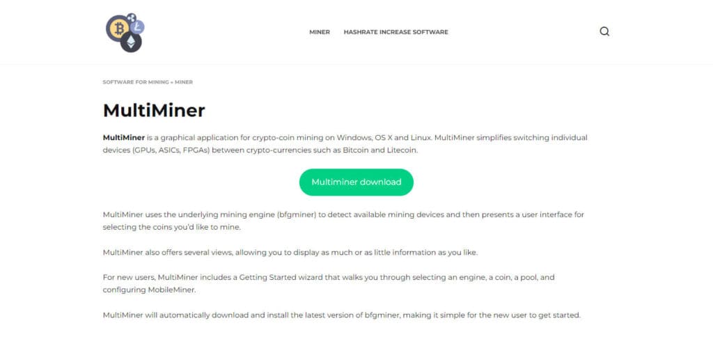 10 Best Bitcoin Mining Software 7 MultiMiner