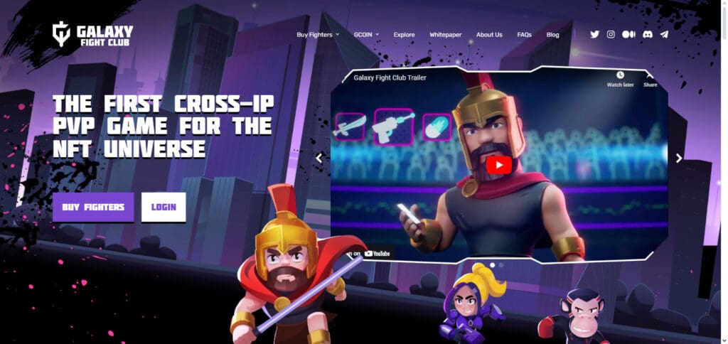 10 Best NFT Games On The Blockchain 8 Galaxy Fight Club