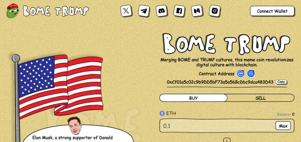 10 Most Traded Tokens On Uniswap 6 BOME Trump (TRUMP)