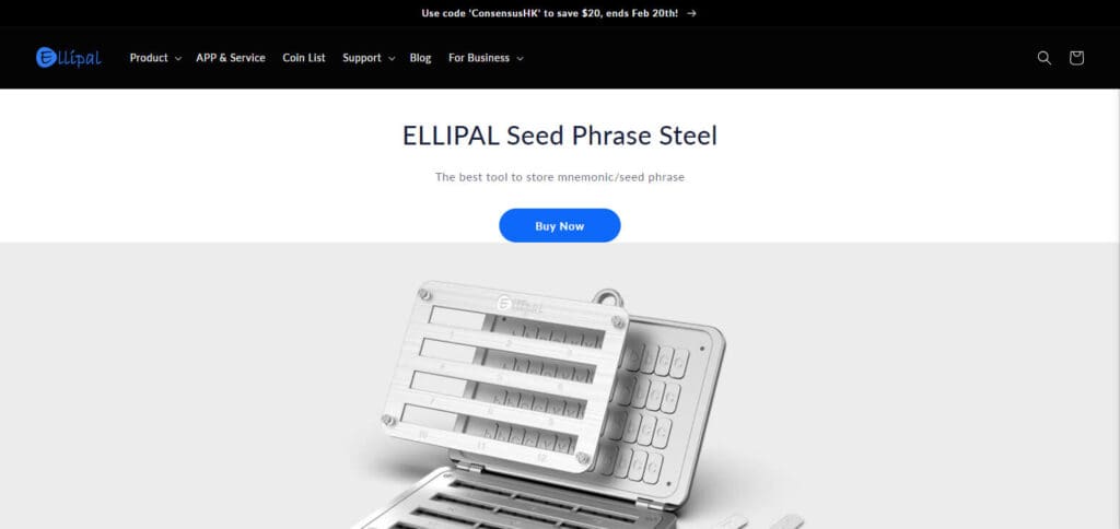 10 Best Seed Phrase Storage Options 7 Ellipal Seed Phrase Steel