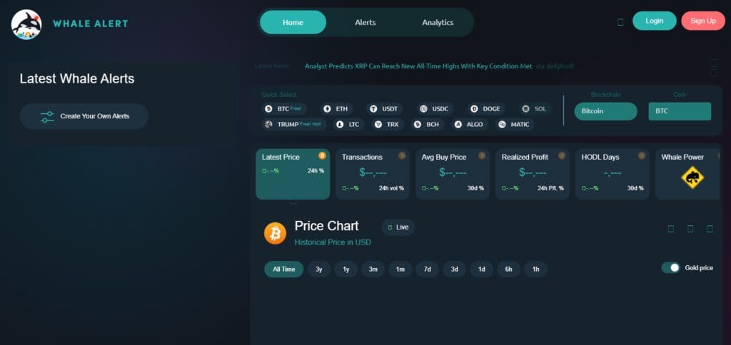 Access Whale Alert