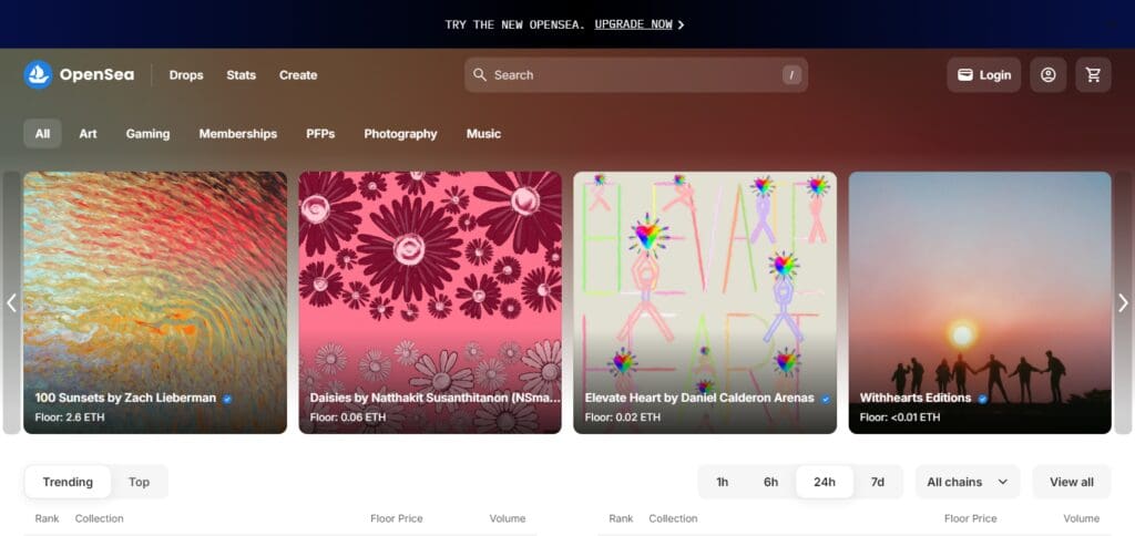 Visit OpenSea Marketplace 